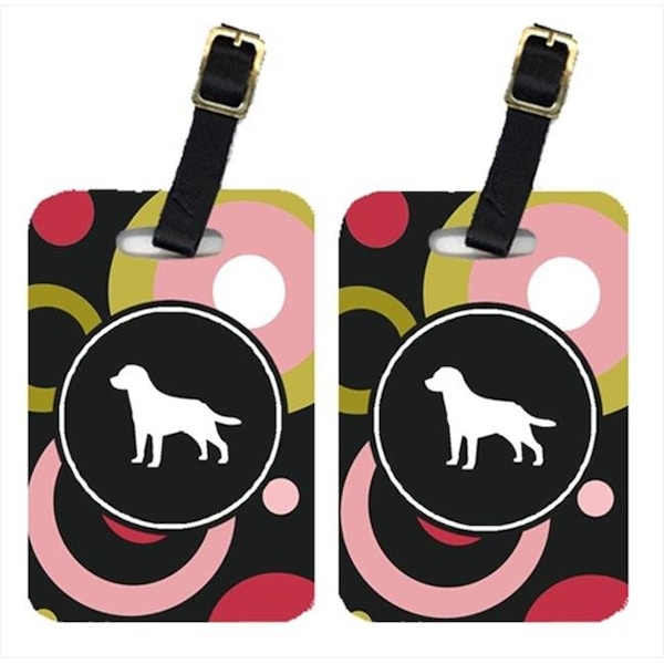 Carolines Treasures Carolines Treasures KJ1043BT Labrador Luggage Tags - Pair Of 2 KJ1043BT - main